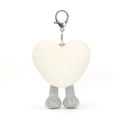 Jellycat Amuseables Cream Heart Bag Charm