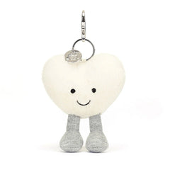 Jellycat Amuseables Cream Heart Bag Charm