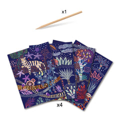 Djeco Scratch Boards - Lush Nature