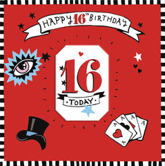 Sooshichacha Age 16 Tattoo Birthday Card