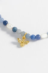 Estella Bartlett Lilac And Pearl Bee Bracelet