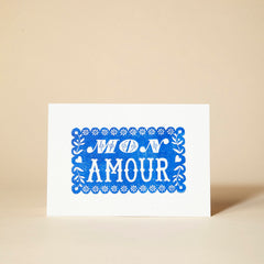 Pressed And Folded Amour Card