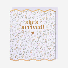 Pigment Productions - She's Arrived New Baby Card