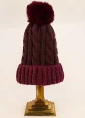 Powder Design - Freya Bobble Hat Damson