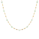 Moments Florence Mint Natural Stone Necklace