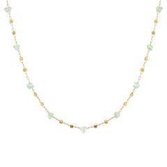 Moments Florence Mint Natural Stone Necklace