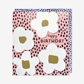Pigment Pink Big Floral Birthday Card