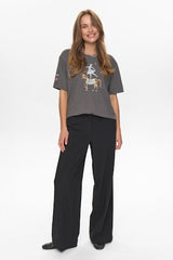 Numph Prima T-Shirt - Dark Grey