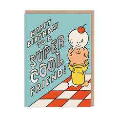 Ohh-Deer Super Cool Friend Card