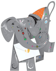 Special Delivery Jem Elephant 3D Greeting Card