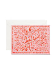 Rifle Paper Rosé Thank You Card