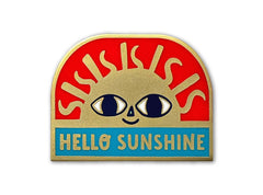 Badge Bomb Enamel Hello Sunshine Pin