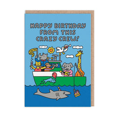 Ohh-Deer Crazy Crew Card