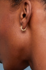 Estella Bartlett Sun Huggie Hoops