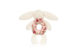 Jellycat Blossom Cream Bunny Berry Ring Rattle