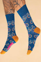 Powder Design - Men's Commuter Bikes Socks Navy