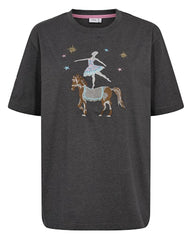 Numph Prima T-Shirt - Dark Grey