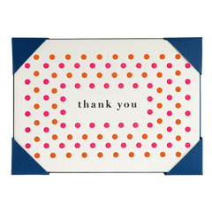 Archivist Thank You Bright Dots Note Card Pack of 5
