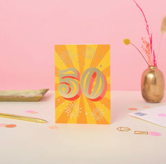 Ricicle Cards Age 50 Birthday Card