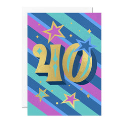 Ricicle Cards Age 40 Birthday Card