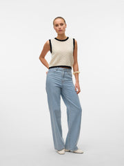 Vero Moda Jackie Top - Birch/Black