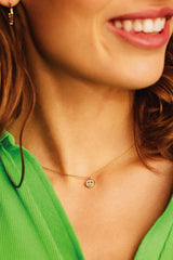 Estella Bartlett Pave Smiley Necklace
