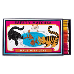 Archivist Giant Matchbox Three Cats
