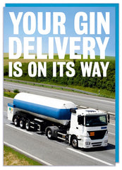 Dean Morris Gin Delivery Card