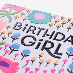 Pigment Productions - Birthday Girl Ditsy Birthday Card