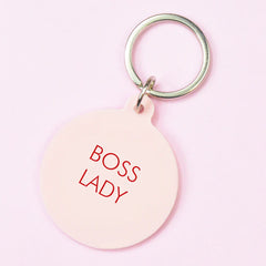 Flamingo Candles - Boss Lady Keyring
