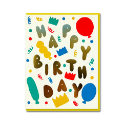 1973 - Joyful Birthday Party Card