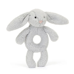 Jellycat Bashful Bunny Silver Ring Rattle