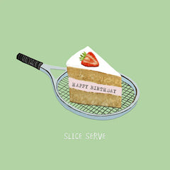 Sally Scaffardi Slice Serve Card