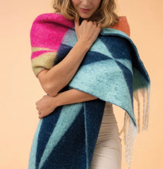 Powder Design - Raya Cosy Scarf Aqua / Petal