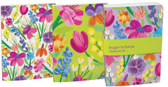 Roger La Borde Floral Supernova A6 Softback Notebook Set
