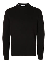 Selected Homme Dane Crew Neck Jumper - Black