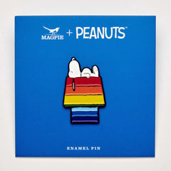 Magpie Gifts - Peanuts Good Vibes Enamel Pin - Rainbow House