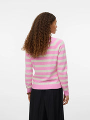 Vero Moda Doffy Jumper - Fuchsia Pink/ Birch
