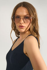 Numph - Nucerys Cropped Top in Salute