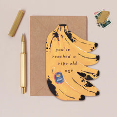 Sister Paper Ripe Bananas Birthday Card