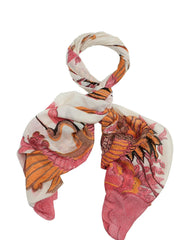 One Hundred Stars - Crane Ecru Scarf