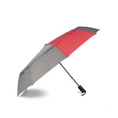 Roka London Waterloo Umbrella Graphite/Cranberry Recycled Nylon