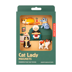 Kikkerland - Cat Lady Magnets