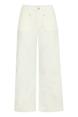 Fransa Twill Hanna Jeans - Whisper White