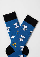 Peanuts - Be Snoopy Blue Organic Cotton Socks