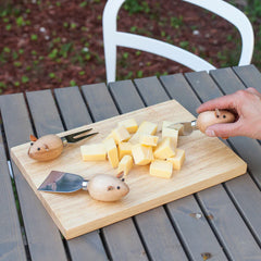 Kikkerland - Cheese Knives Mice Set of 3