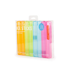 Kikkerland - 8 Reusable Ice Sticks