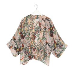 One Hundred Stars Chinoiserie Pink Kimono