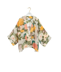 One Hundred Stars Jacquard Putty Kimono