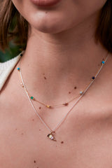 Estella Bartlett You Are Fab Lolly Necklace - Silver Plated